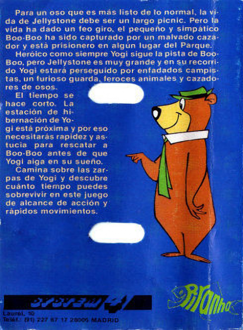 Yogi Bear — box-2D-back (SP)