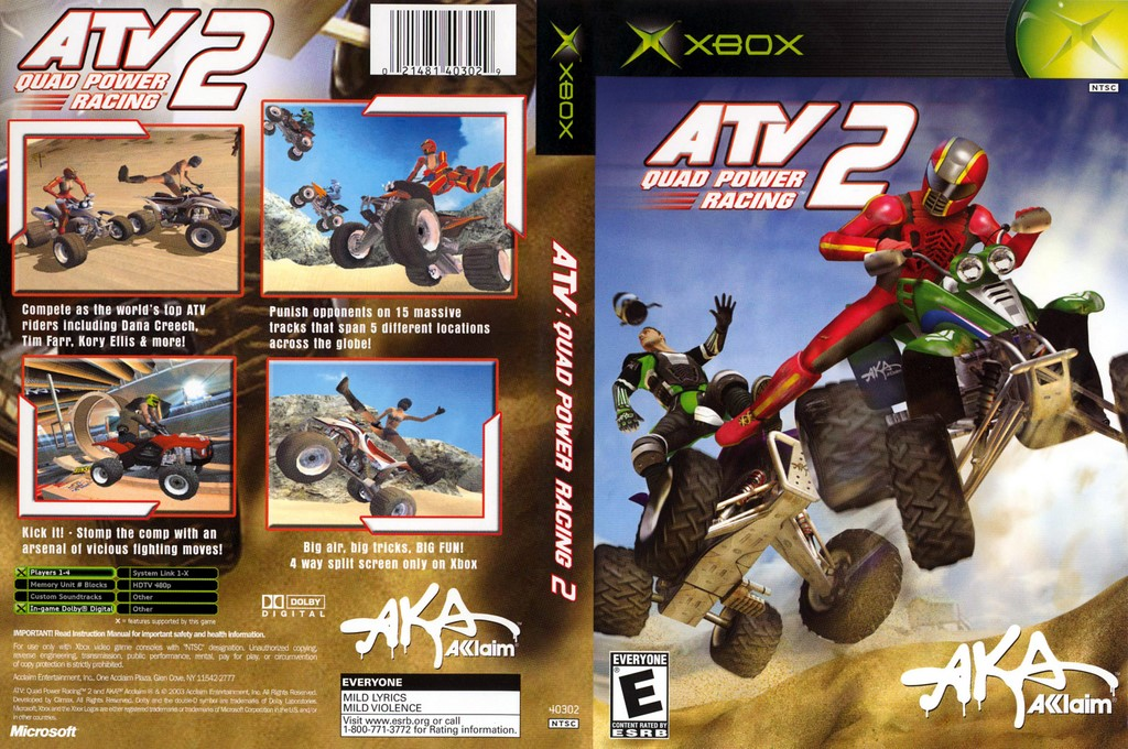 ATV - Quad Power Racing 2 — box-texture (US)