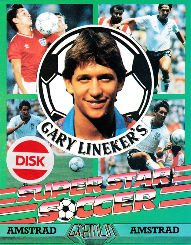 Gary Lineker's Super Star Football box art