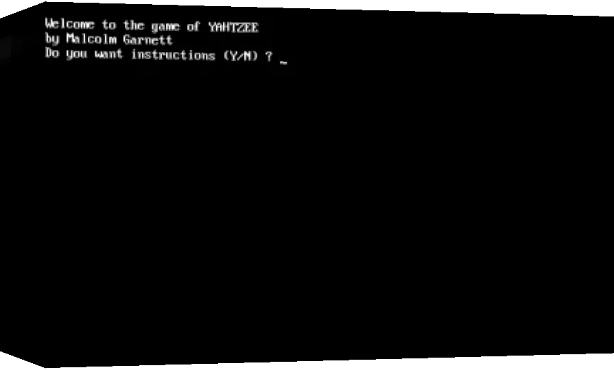 The Game of Yahtzee — box-3D (WOR)