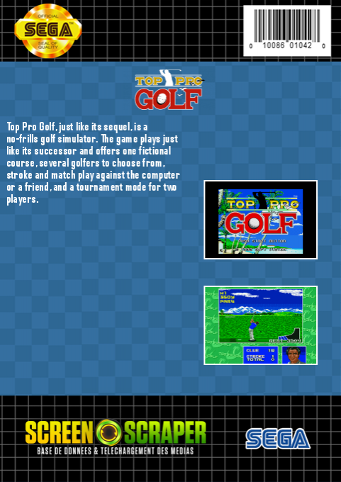 Top Pro Golf — box-2D-back (SS)