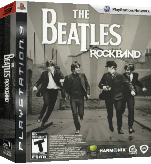 Beatles, The - Rock Band — box-3D (CA)