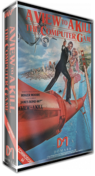 A View to a Kill - The Computer Game — box-3D (EU)