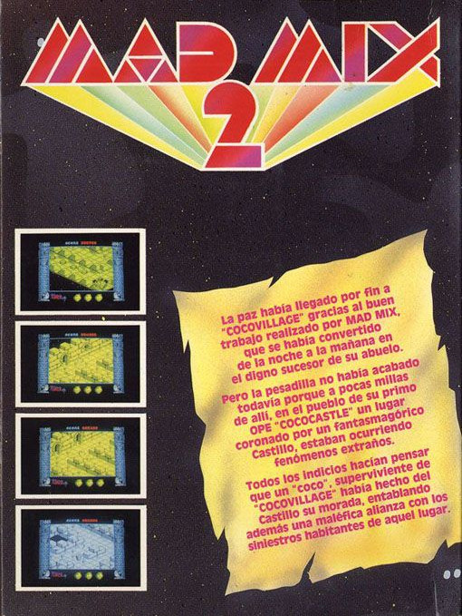 Mad Mix 2 - En El Castillo De Los Fantasmas — box-2D-back (SP)