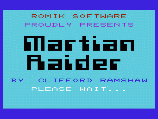 Martian Raider — sstitle (WOR)
