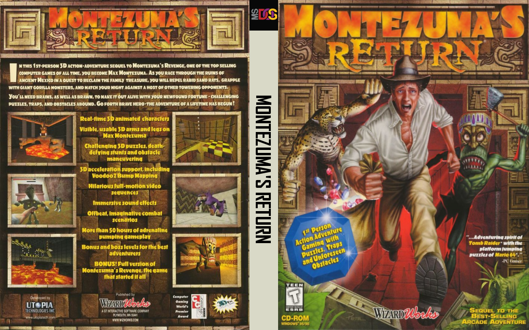 Montezuma's Return — box-texture (US)