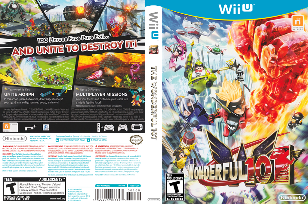 Wonderful 101, The — box-texture (US)