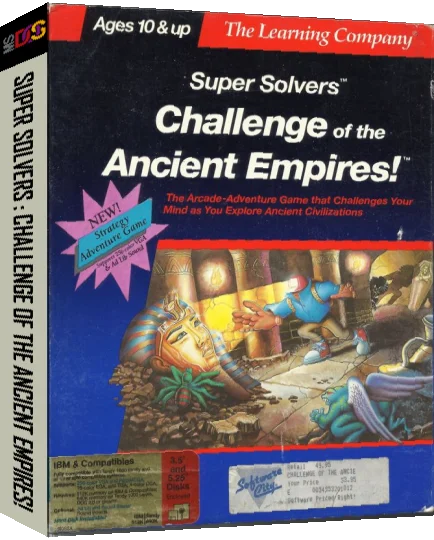 Super Solvers - Challenge of the Ancient Empires! — box-3D (US)