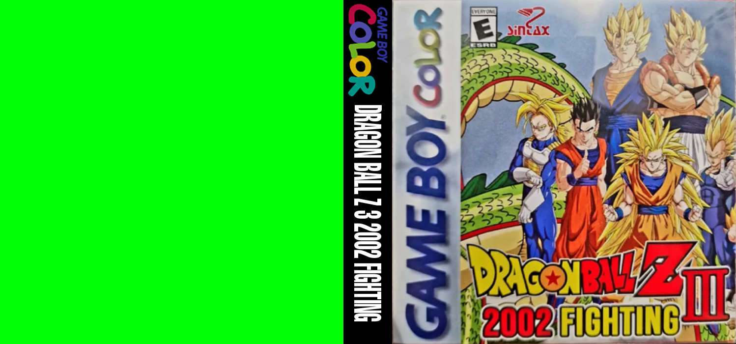 Dragon Ball Z 3 2002 Fighting — box-texture (CN)