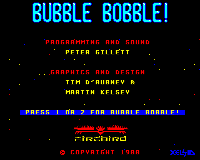 Bubble Bobble — sstitle (WOR)