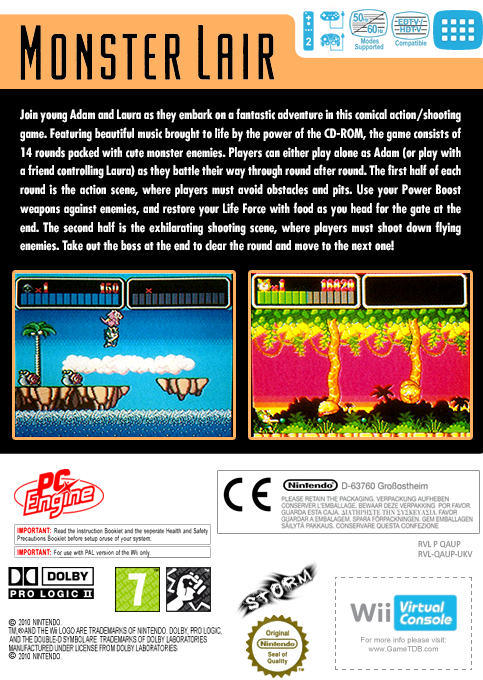 Monster Lair — box-2D-back (EU)