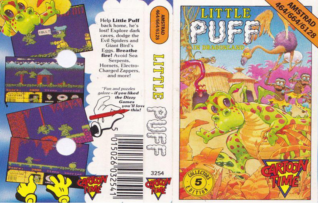 Little Puff In Dragonland — box-texture (EU)