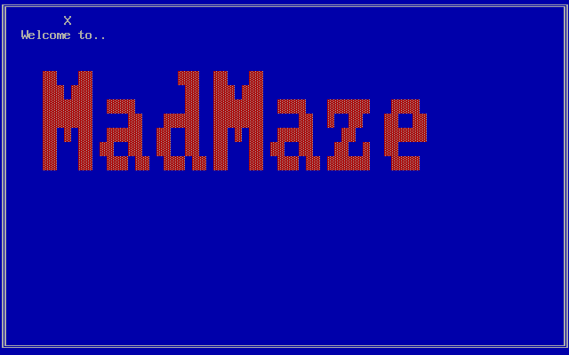 MadMaze box art