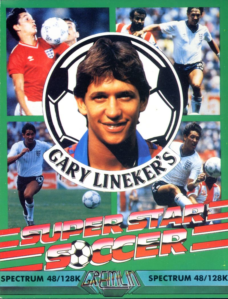Gary Lineker's SuperStar Soccer box art