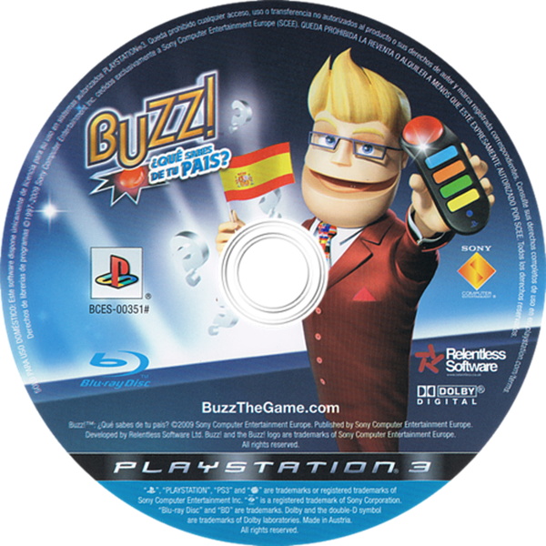 Buzz! Que Sabes de tu Pais — support-texture (SP)
