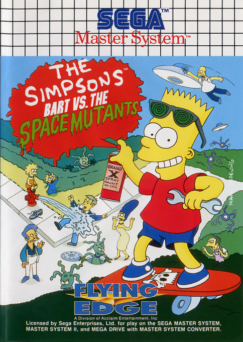 Simpsons, The - Bart vs. The Space Mutants box art
