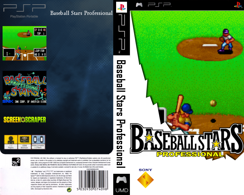 Baseball Stars Professional — box-texture (SS)