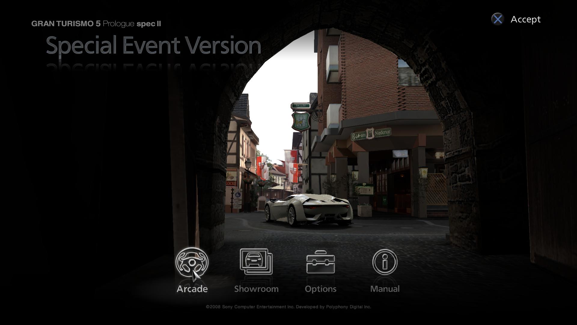 Gran Turismo 5 Prologue Spec 2 Special Event Version - GT by Citroen — sstitle (EU)