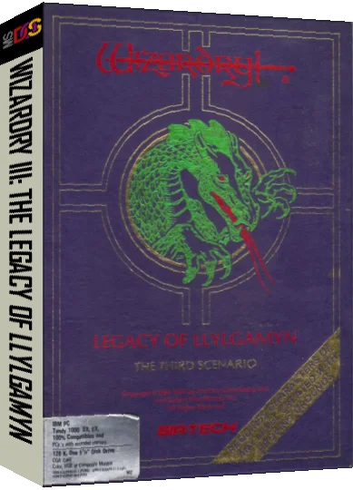 Wizardry - Legacy of Llylgamyn - The Third Scenario — box-3D (US)