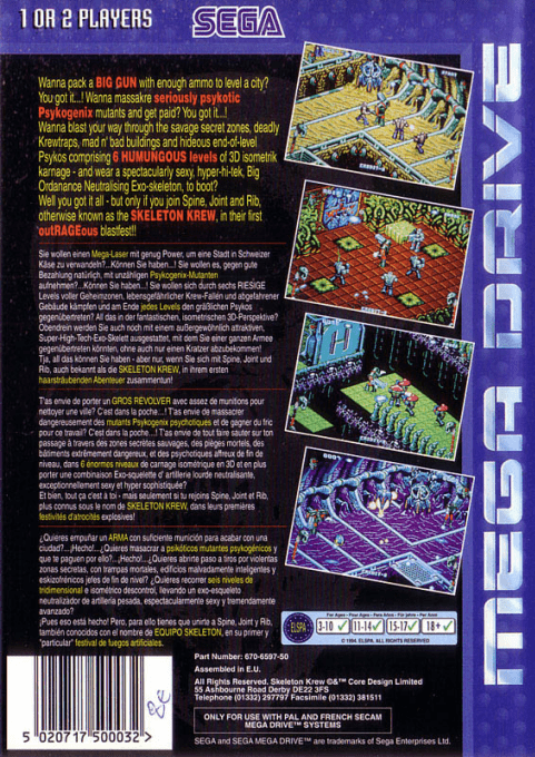 Skeleton Krew — box-2D-back (EU)