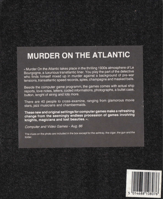 Murder On The Atlantic — box-2D-back (EU)