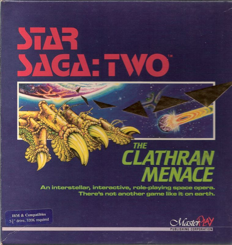 Star Saga Two - The Clathren Menace box art