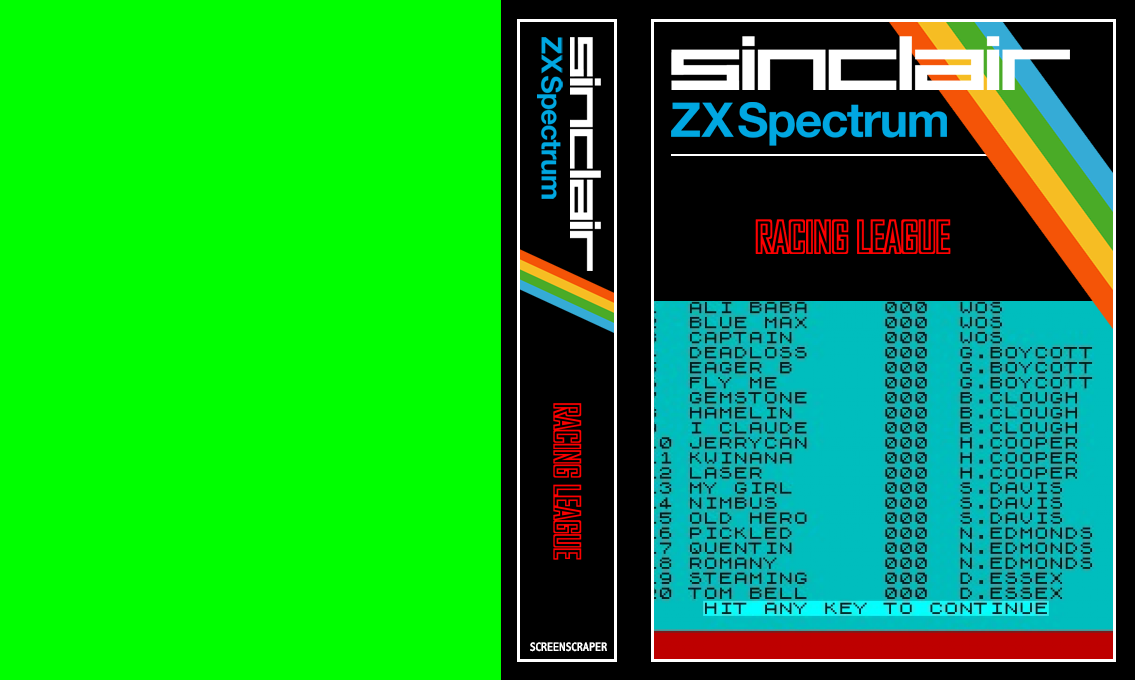 Racing League — box-texture (SS)