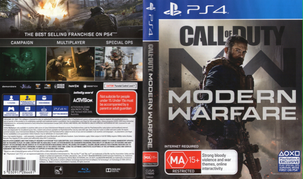 Call of Duty - Modern Warfare — box-texture (AU)