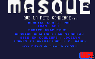 Masque - Que La Fete Commence — sstitle (EU)