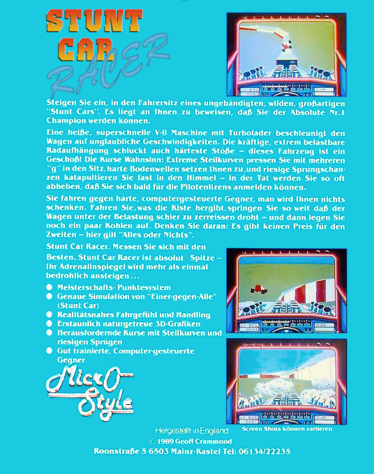 Stunt Car Racer — box-2D-back (EU)