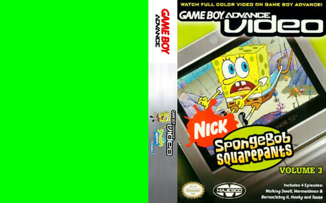 Game Boy Advance Video - Spongebob Squarepants - Volume 3 — box-texture (CUS)