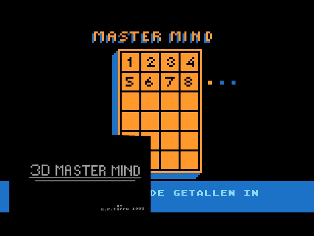 3-d Master Mind — mixrbv2 (WOR)