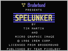 Spelunker — sstitle (WOR)