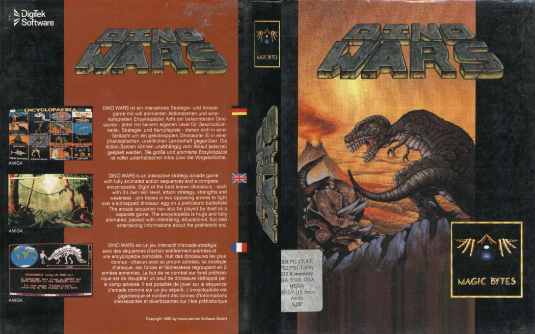 Dino Wars — box-texture (EU)