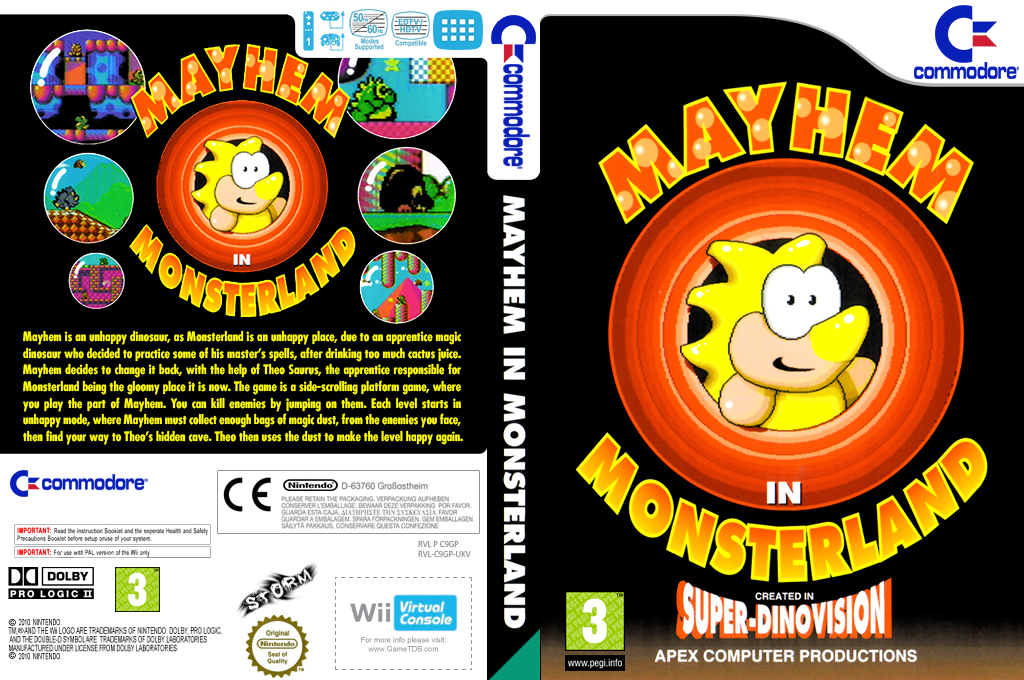 Mayhem in Monsterland — box-texture (EU)