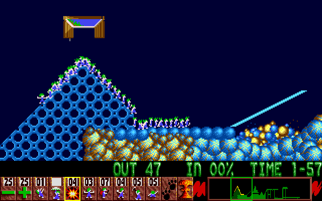 Lemmings New Year 91-92 — ss (WOR)