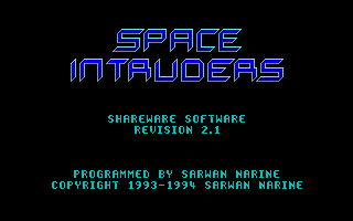 Space Intruders box art