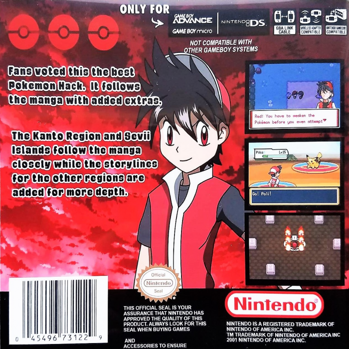 Pokemon Adventures: Red Chapter — box-2D-back (US)