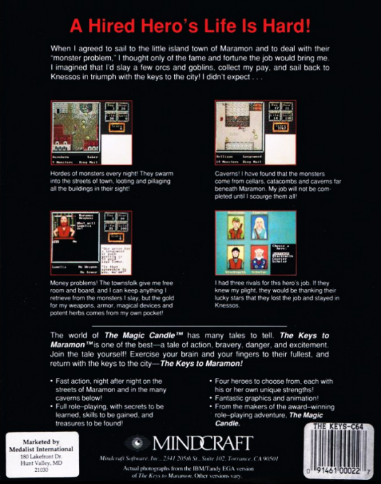 Keys To Maramon, The — box-2D-back (US)