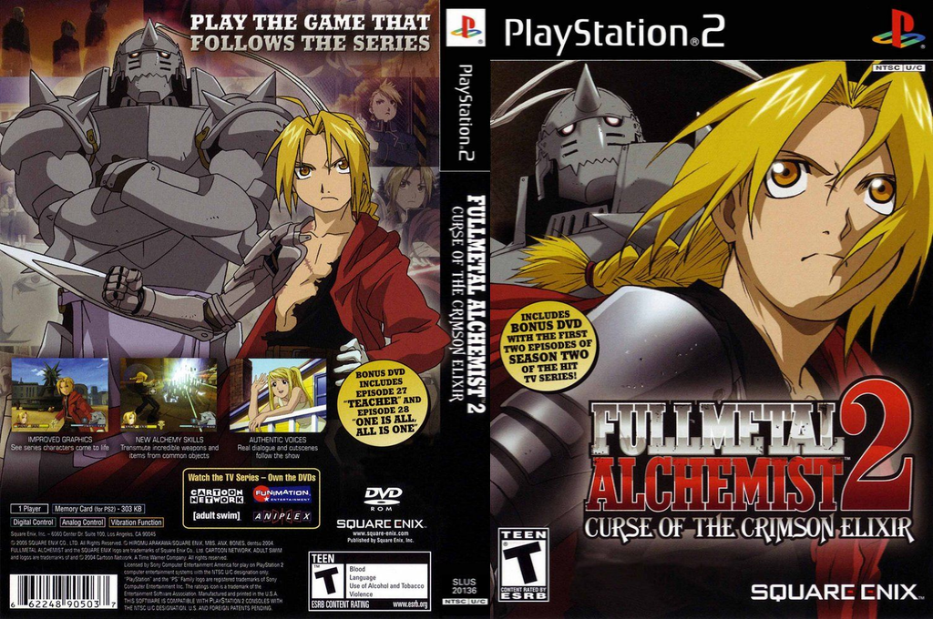 Hagane no Renkinjutsushi 2 - Akaki Elixir no Akuma — box-texture (US)