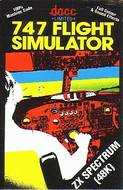 747 Flight Simulator box art