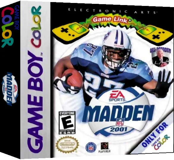Madden NFL 2001 — box-3D (US)
