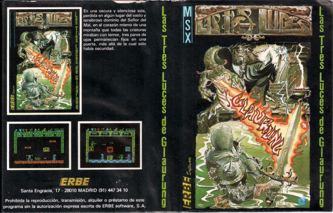 Tres Luces De Glaurung, Las — box-texture (SP)