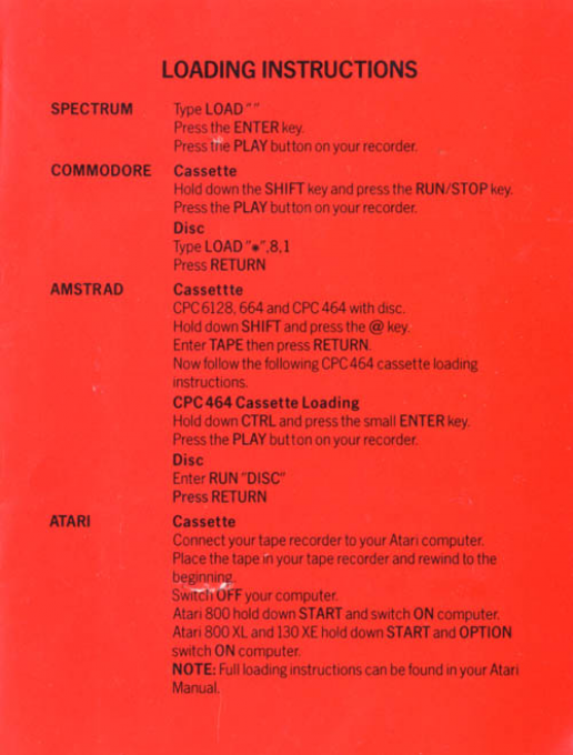 Comet Game, The — box-2D-back (EU)