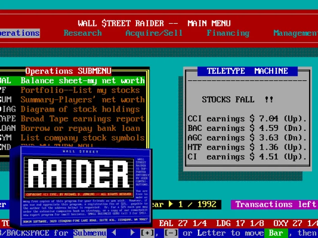 Wall $treet Raider — mixrbv2 (WOR)