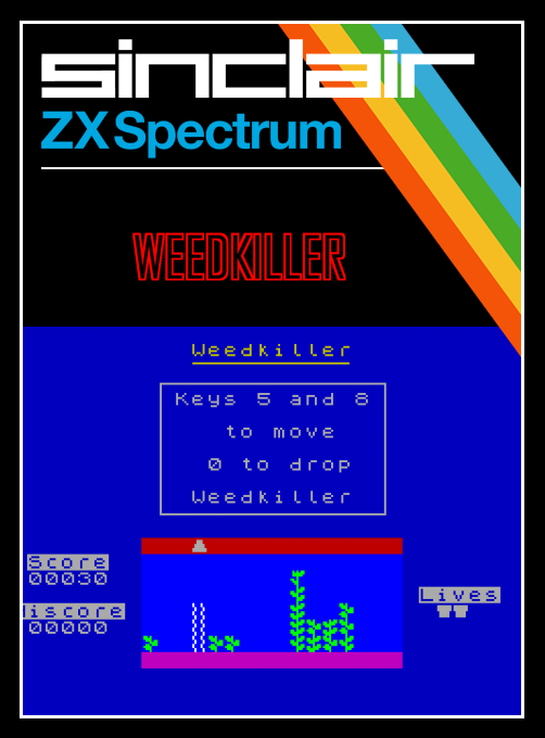 Weedkiller box art
