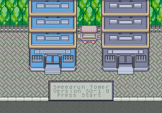 Speedrun Tower — sstitle (WOR)