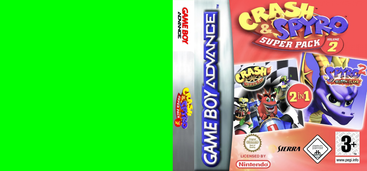 Crash And Spyro Super Pack Volume 2 — box-texture (EU)