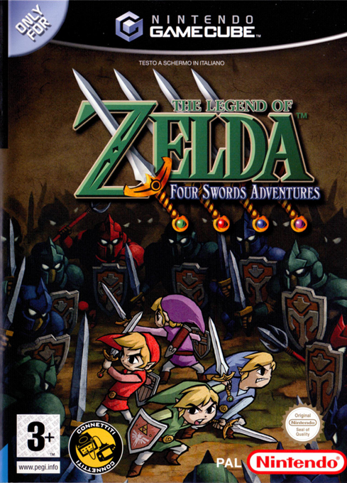 Legend of Zelda, The - Four Swords Adventures — box-2D (IT)