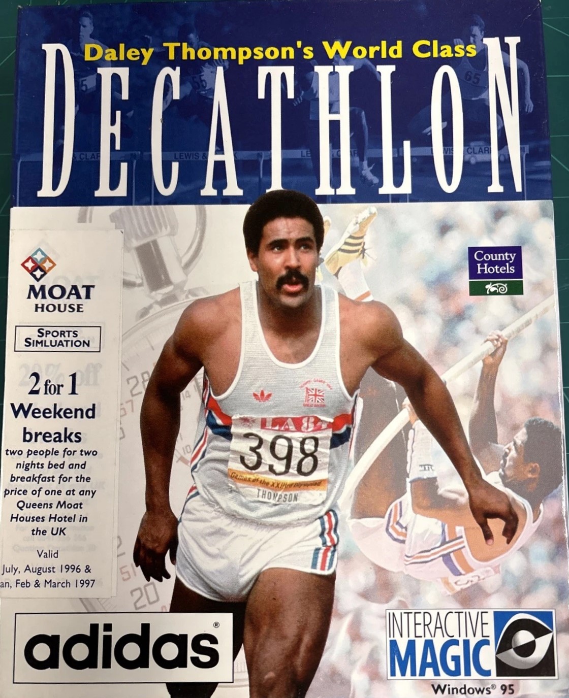 Daley Thompson's World Class Decathlon box art